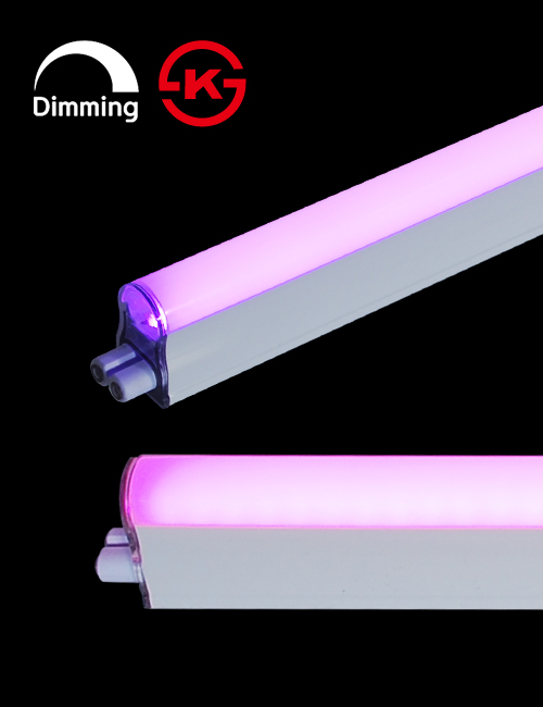 디밍 T5 LED 간접조명 라인조명 보라색 핑크색 밝기조절 고효율