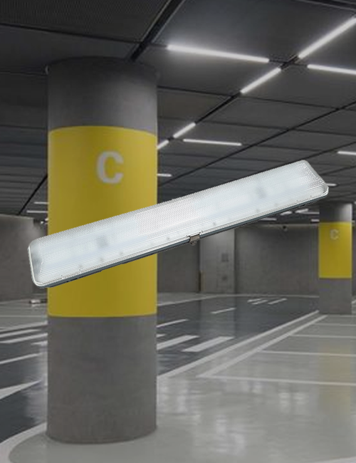 코모 LED 방습등 주차장등 22W (2등용) 주광색 방습조명