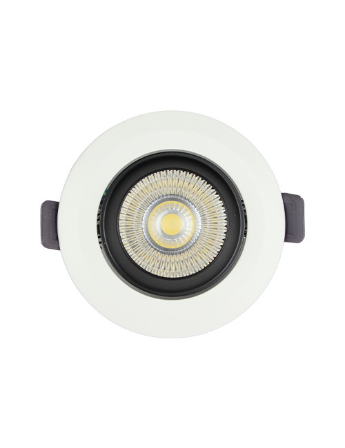 [DS] 카푸 3인치 COB 회전형 다운라이트 흑색라인 7W LED 매입등