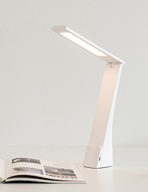라바드 LED 접이식 스탠드 (USB 충전형) 학생용 책상 스탠드 밝기조절 삼색변환